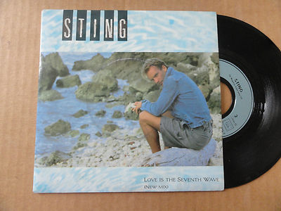  STING 45T DISC '' LOVE IS THE SEVENTH WAVE ''