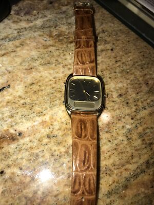seiko dress watch leather Seiko - Mini Gold Dress Watch main image 1