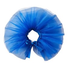 Dog Tutu Skirt Princess Cat's Pet Dress Royal Blue Cosplay Ballerina Wedding