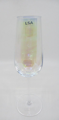 LSA PEARL FLUTE GLASS - 9 1/4''     0412D