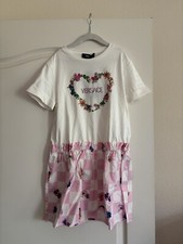 NWT Authentic Versace Girl's Heart Logo Cotton Dress sz 10