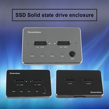 NVMe  SATA M.2 SSD Docking Station with Clone Function, External SSD Enclosure