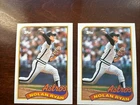 (2)Card Lot 1989 Topps - Nolan Ryan #530 NM Houston Astros Pitcher HOF
