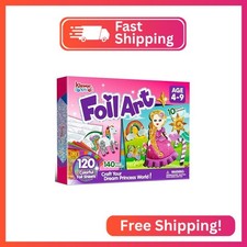 Klever Kits Princess Foil Art Kit for Kids - Arts  Crafts Supplies, Mess Free C