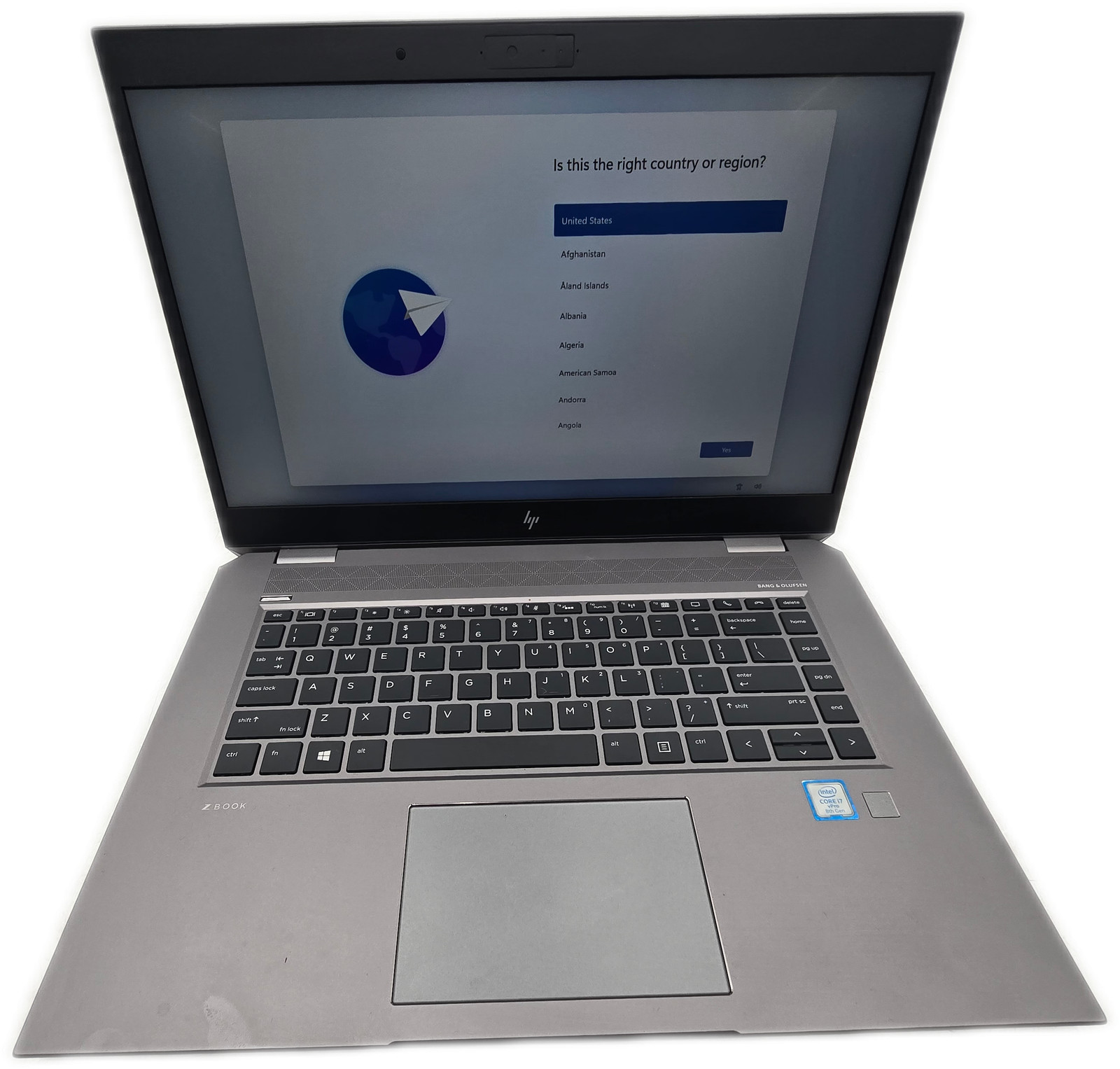 HP ZBook Studio G5  i7-8th Gen 16GB 256GB SSD Windows 11 Home