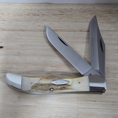 VINTAGE CASE XX 1976, CENTENNIAL 5265 SAB SSP SUPER PRETTY-FOLDING HUNTER NEW/NO