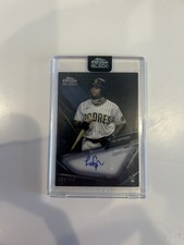 Luis Campusano Topps chrome black rc auto /150 2021