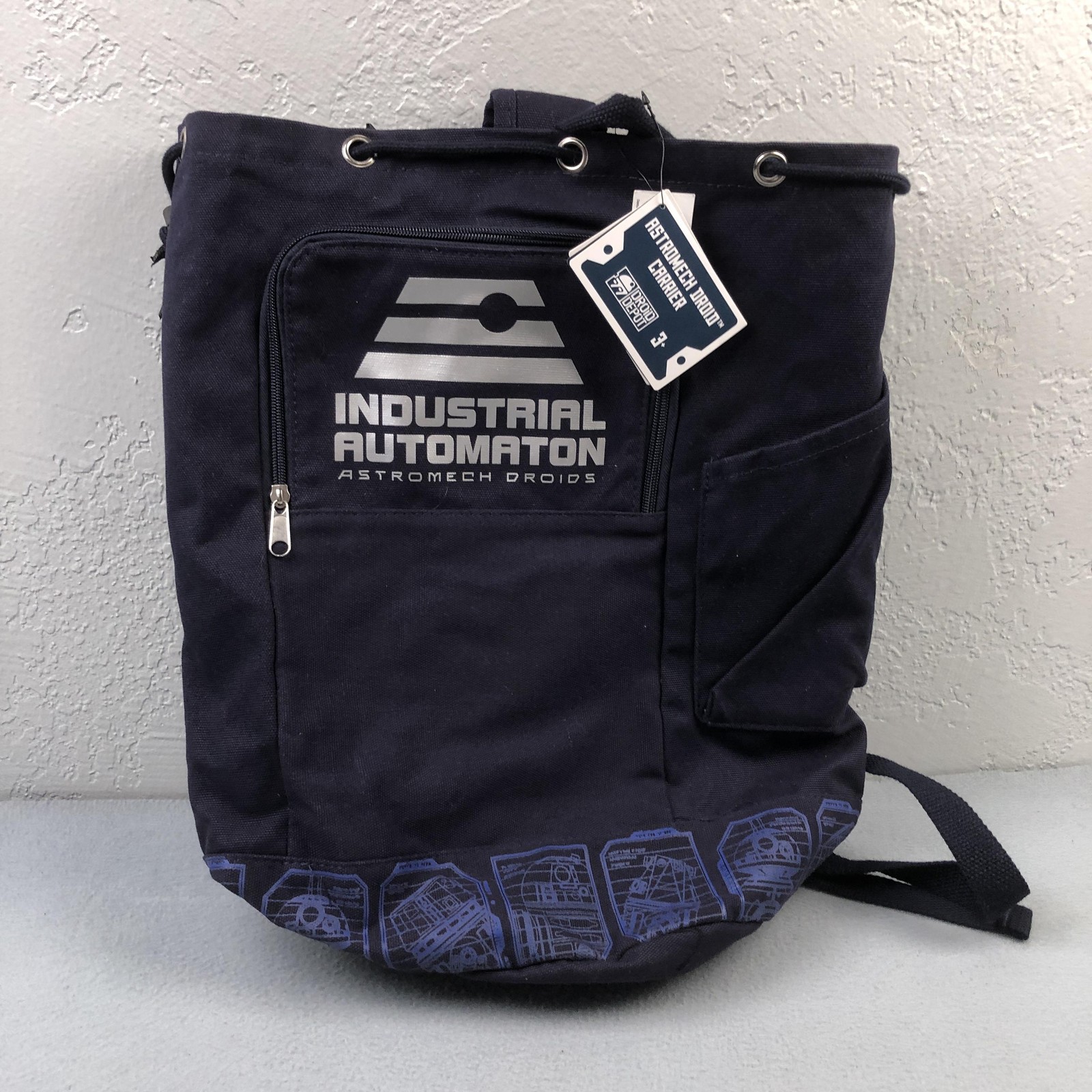 Disney Star Wars Backpack Navy Blue Droid Depot Industrial A