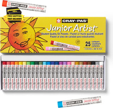 Cray-Pas Junior Artist Assorted Color Oil Pastels, Set of 25 XEP25