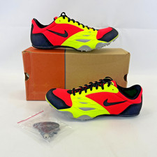 Nike Zoom Rival S Spikes Running Shoes Trainers UK size 13 Neon/Orange/Black NEW