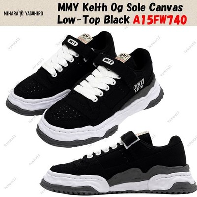 MMY Keith OG Sole Canvas Low-Top Black A15FW740