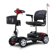 Mobility Scooter 300W Heavy Duty 300lbs 4 Wheel Electric 10 Mile Senior