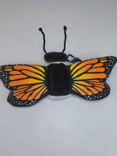 Small Dog Butterfly Costume   Adjustable Monarch Wings  Headpiece