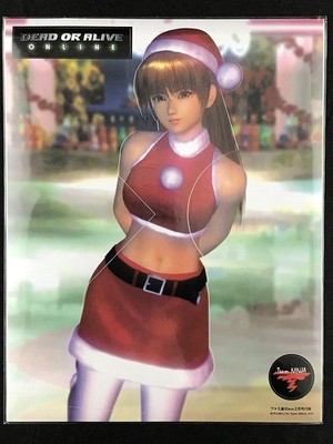 Dead or Alive Online Kasumi Santa Claus Xbox Dress Up Sheet Sticker Enterbrain