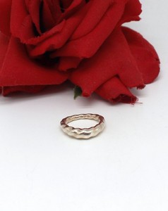 Sterling Silver Pandora Twist Style  Ring Size 6.25 5.87g CAT CHARITY