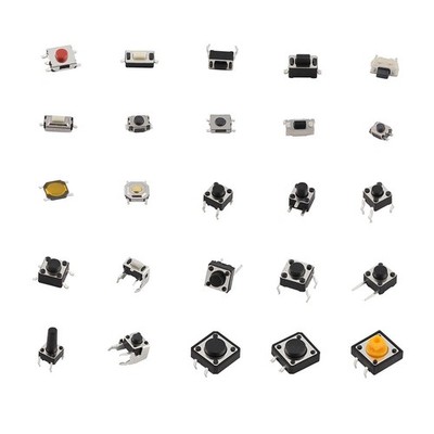 125 teil/satz 25 Wert Micro Push Button Switch Sortiment Kit DIY für TV