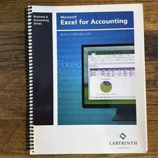 Microsoft Excel for Accounting, Printed Textbook Business With Ebook