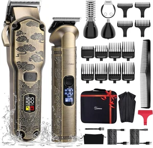 Hatteker Clippers professionnels pour les hommes Clipers et Trimmer S
