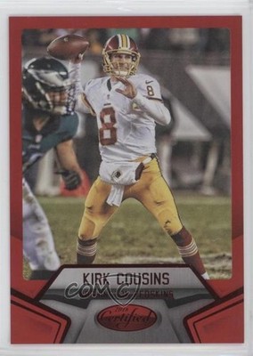 2016 Certified Mirror Red 72/99 Kirk Cousins #73 6m2