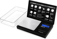 Pocket Gram Scale .1 Gram Accuracy, 1000g Small Jewelry Scale, Mini Digital Sca