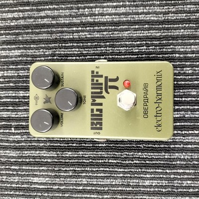 ELECTRO-HARMONIX Green Russian Big Muff Pi Fuzz Pedal Reissue 1990s Sovtek
