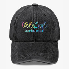 We The People Have Had Enough Hat Patriotic Gradient Cap 7 Colors