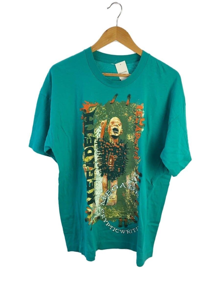 ALTRA MAGLIETTA ALTRE MARCHE ANNI 90 MEGADETH TEE PUNTO SINGOLO COTONE GRN MANCANTE Usata
