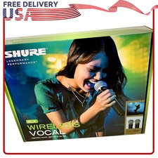 SHURE BLX Dual-Channel Wireless Handheld Microphone System 542 to 572 MHz