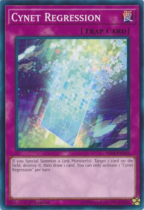 Cynet Regression YS18-EN033 Starter Deck: Codebreaker Yu-Gi-Oh 1st Edition NM/M