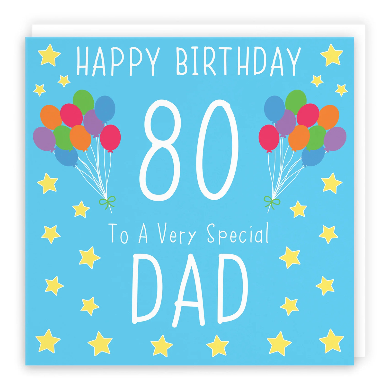 80th Dad Birthday Card Iconic