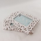 Lot of 2 Simple Solutions Ornate White Photo Frames 5"x7" Shabby Chic, Desk Top — photo 5