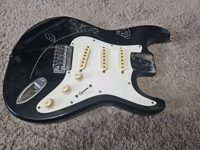Epiphone by Gibson S310 Late 80s Black Electric Guitar Korea Body Only Complet  