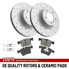 Front Brake Rotors Ceramic Brake Pads For 2012-2015 2016 Bmw 228i 328d 330e 428i Front Brake Rotors Ceramic Brake Pads For 2012-2015 2016 Bmw 228i 328d 330e 428i