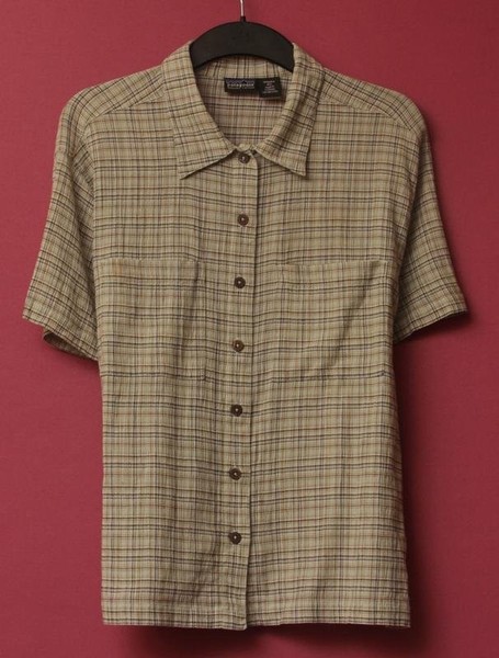Women Patagonia Shirt Beige Organic Cotton 42 / XL