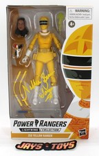 Power Rangers Lightning Collection Zeo Yellow Ranger Signed by Nakia Burrise