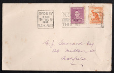 17 DEC 1946, SYDNEY 9,NSW SLOGAN CANCEL: PLEASE POST CHRISTMAS MAIL THIS WEEK