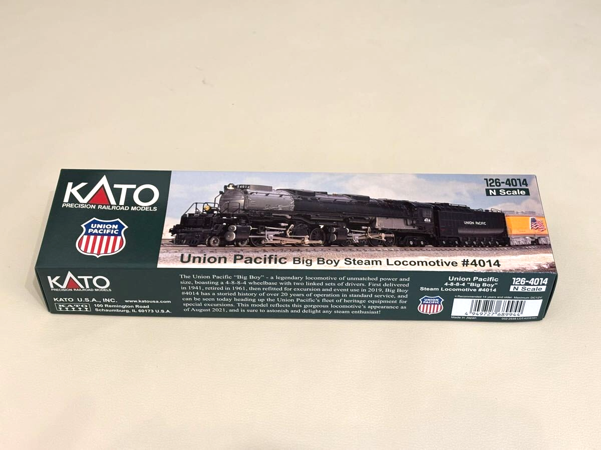 鉄道模型 KATO 126-4014 Union Pacific Big Boy Kato, Union Pacific, UP, Big Boy, 4-8-8-4, 4014, N scale