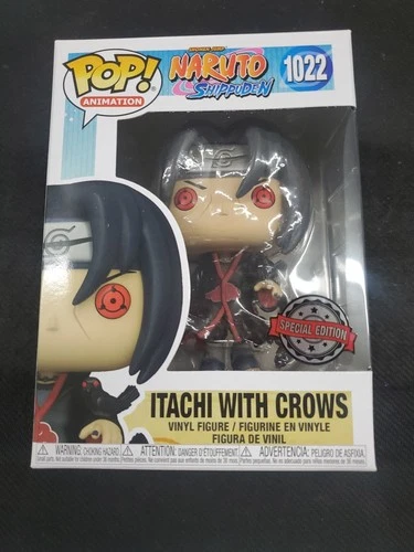 Funko Pop! Naruto Shippuden Itachi With Crows #1022 Special Ed W/PROTECTOR
