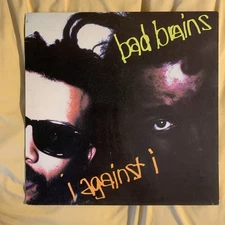 BAD BRAINS I AGAINST I COVER ONLY *NO Vinyl Record 1986 SST 065