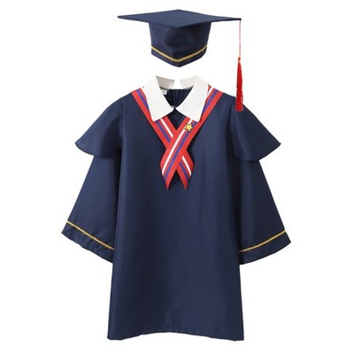 slim fit dress slacks Shiny Kindergarten Graduation Cap,Gown,Stole & Diploma Package Gold / 27 (3'6