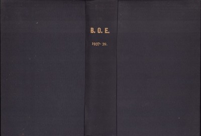 B.O.E. SCHACH BULLETIN OUVRIER DES SCHACHES F.S.G.T 1937 1938 1939 3 KOMPLETTE JAHRE