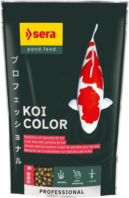 (24,88 EUR/kg) sera KOI Professional Spirulina-Farbfutter 500g - Koifutter