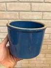 Vintage Red Wing Stoneware 2lb Blue Butter Crock Pirmitive Farmhouse