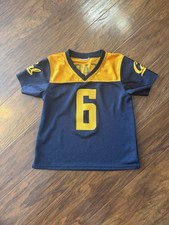Cal Golden Bears Toddler Jersey Size 4T Football Cut Tag Kids