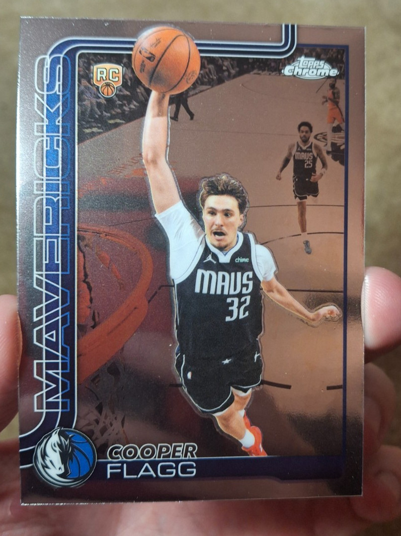 2025/26 TOPPS CHROME UPDATE BASKETBALL COOPER FLAGG RC BASE CARD #151