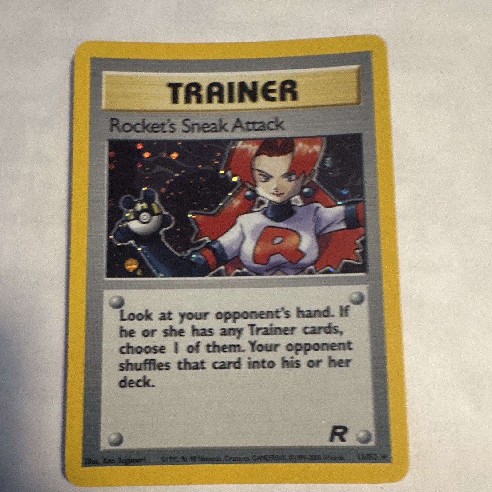 The Pokémon Company Rocket's Sneak Attack Team Rocket 16/82 Holo Eng Unlimited