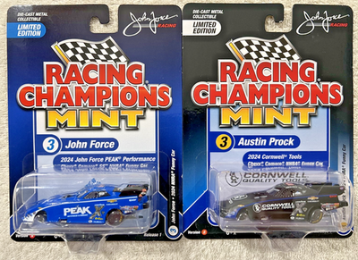 RACING CHAMPIONS JOHN FORCE & AUSTIN PROCK NHRA FUNNY CAR **NEW