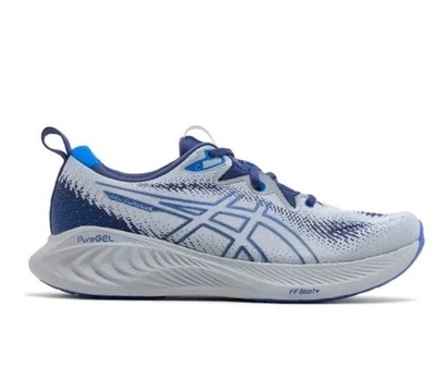 Mens Size 8.5 - Asics Gel Cumulus 25 Piedmont Grey Illusion Blue. New W/out Box
