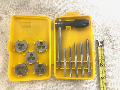 Craftsman KROMEDGE 5 Cut Tap & Hexagon Die Set # 9-52118 USA Made