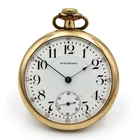 Antique Waltham Railroad Grade 21J Grade 645 16S Mens Pocket Watch  #WB4037-1
